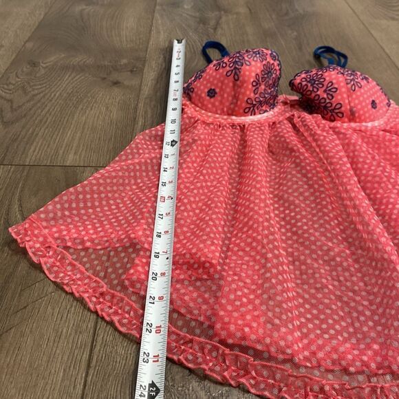 Victoria’s Secret Sexy Little Things Sheer Pink Baby Doll Slip Size 34C - Picture 11 of 14